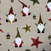 Vidám manócskák, karácsonyi lakástextil dekorációs anyag
