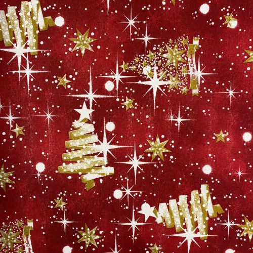Arany karácsony karácsonyi lakástextil, dekorvászon