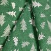KISFENYŐ, karácsonyi lakástextil, dekorvászon - zöld