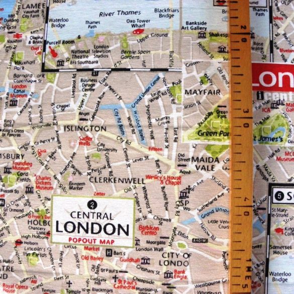 LONDON MAP  mintás, extra minőségű lakástextil