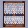 CSERI, cseresznye mintás vitrázs, konyhai függöny méteráru, 50 cm magas