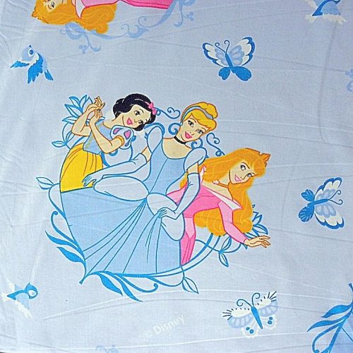 PRINCESSE, Disney Hercegnős kék kevertszálas vászon