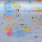 PRINCESSE, Disney Hercegnős kék kevertszálas vászon
