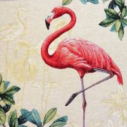 Flamingó, jacquard párna panel