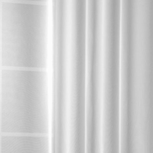 Fehér voile fényáteresztő függöny, 300 cm magas, maradék darab: 1,15 m
