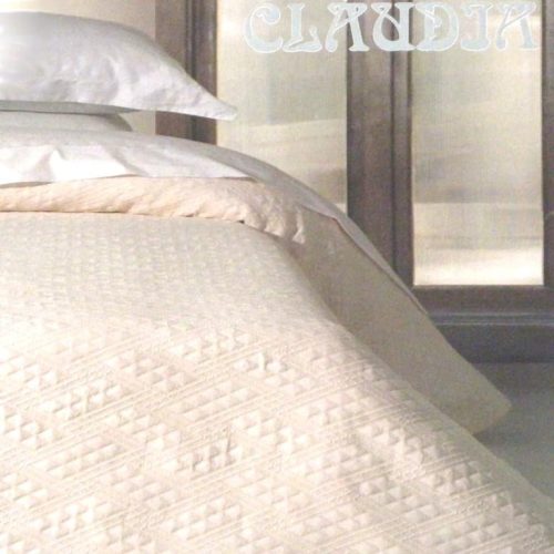 CLAUDIA ágytakaró ekrü, törtfehér színben