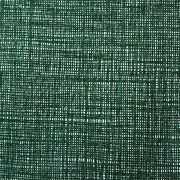 Raszteres egyszínű pamutvászon - zöld