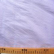 Levendulalila apró pöttyös pamut vászon