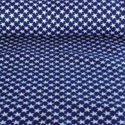 ESTRELA, kék-fehér tengericsillag mintás lakástextil, dekorvászon