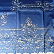 Jacquard csipke terítő, kék - 150 x 180 cm
