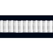   Sínszalag, függönyráncoló, ceruzás 35 mm, fehér, 1:2-maradék darab: 1,35 m