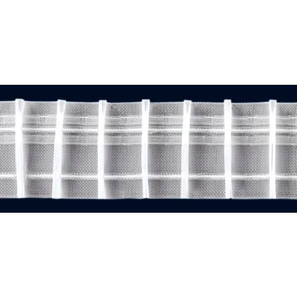 Sínszalag, függönyráncoló, ceruzás 1:1,5, 50 mm széles