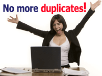 No more duplicate